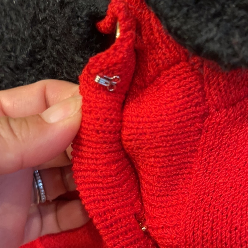 Aa: Vintage St John For Saks Fifth Ave Cardigan - Picture 5 of 13